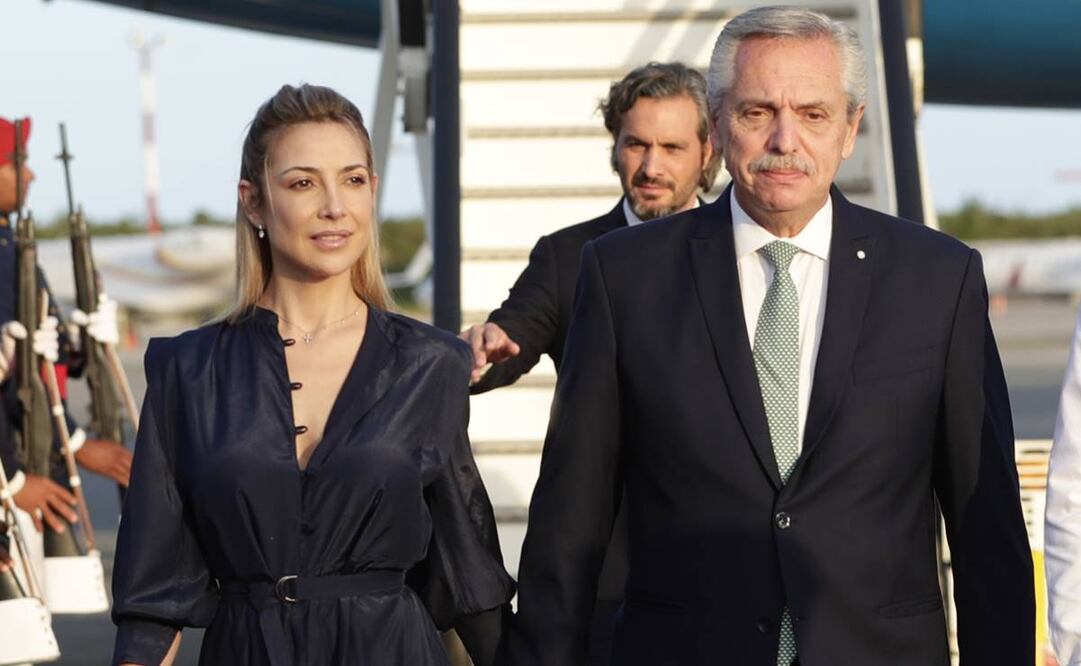 El expresidente de Argentina Alberto Fernández, y su expareja, Fabiola Yáñez quien lo demandó por violencia machista. Foto: EFE/Archivo