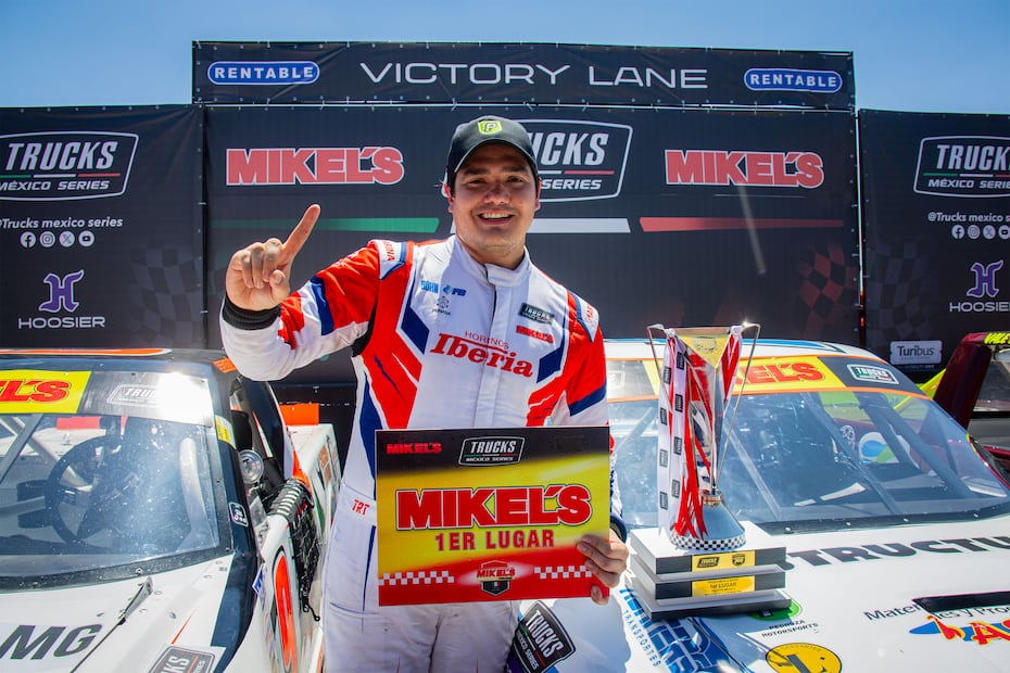 Everardo Fonseca gana primer carrera de NASCAR Trucks México 2026 - Foto: NASCAR México