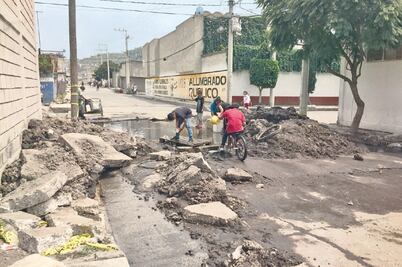 Neza y Chalco sufren por agua tras el sismo