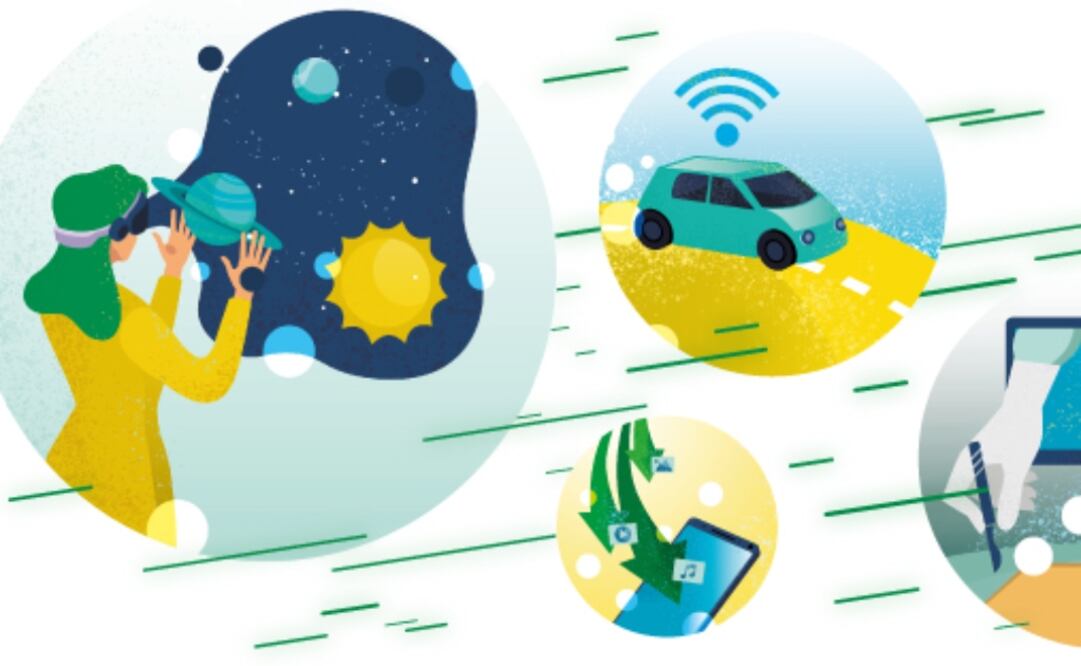 Las redes 5G  fueron diseñadas para soportar mil veces más equipos conectados que sus antecesoras, lo que significa que será muy difícil que la red se sature, aún en eventos masivos