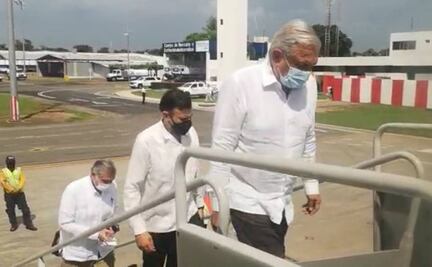 Nuevo secretario de Gobernación viaja con AMLO de Chiapas a la CDMX