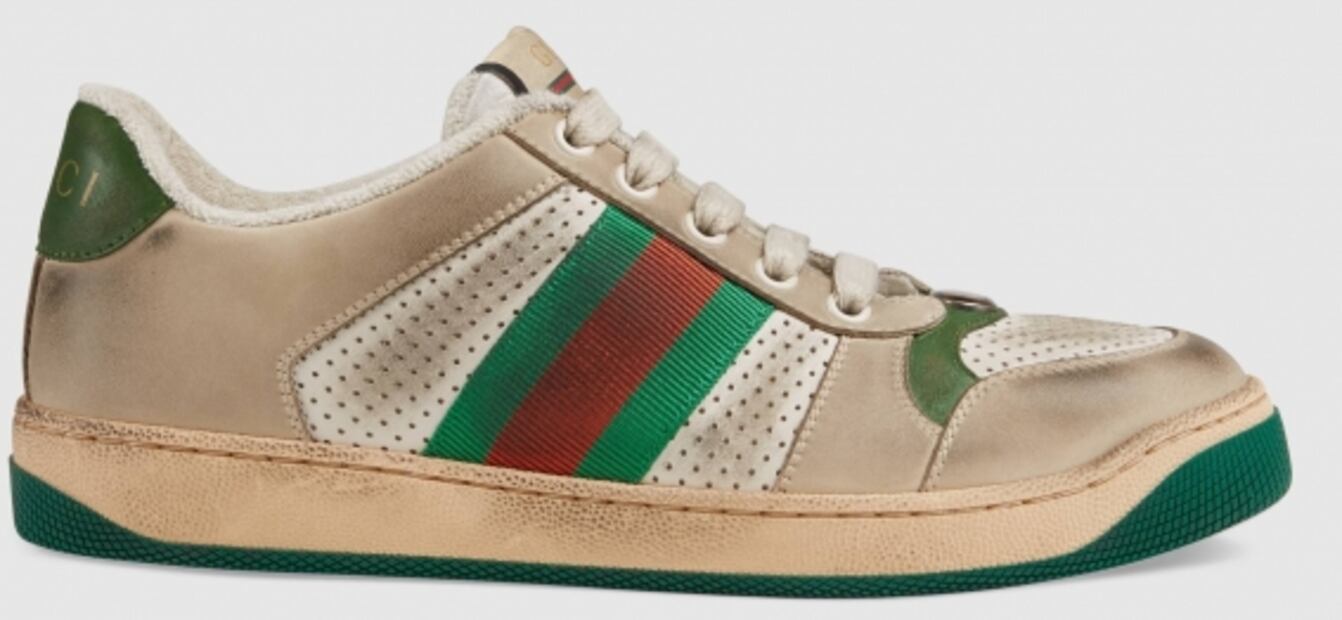 Gucci lanza tenis sucios por tan solo 15 mil pesos