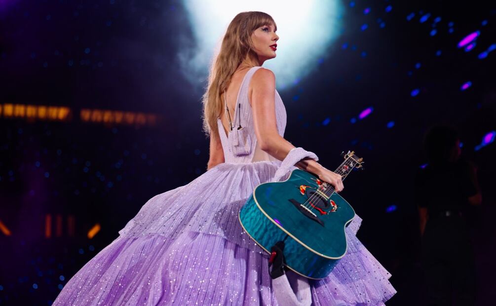 Taylor Swift en The Eras Tour. / Foto: Tomada de Twitter.