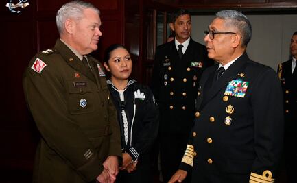 Titular de la Marina se reúne con el director del Colegio Interamericano de la Defensa de EU; buscan estrechar lazos y cooperación