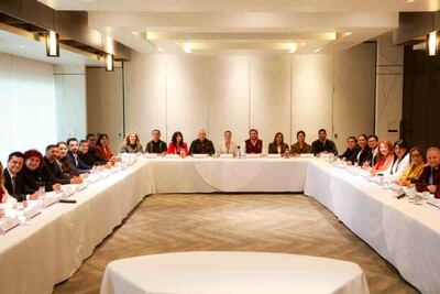 Marina del Pilar Ávila sostiene encuentro con representantes de los poderes de Baja California; analizan seguridad, obra pública y programas sociales