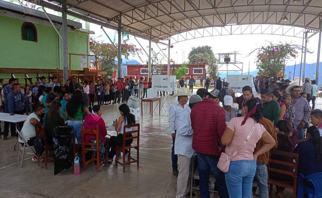 Elección extraordinaria en Chicomuselo, Chiapas, transcurre en calma con alta participación ciudadana. Foto: IEPC