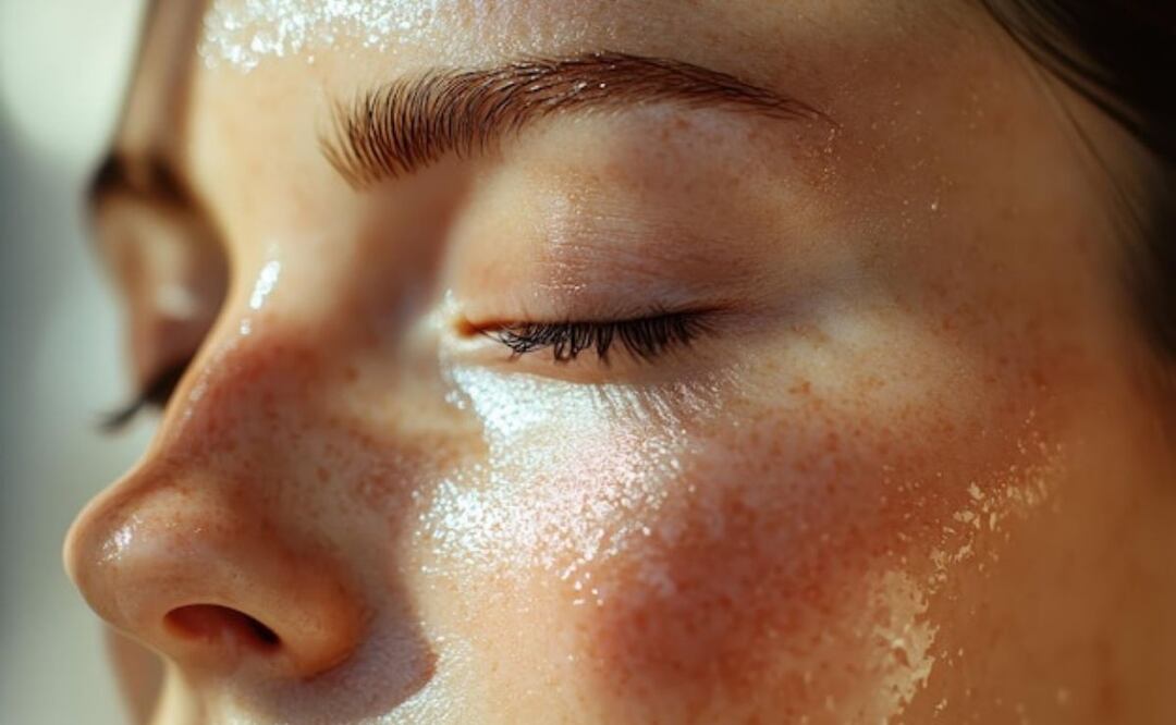 La ciencia confirma el vínculo entre sudoración excesiva y piel sensible. Fuente: Freepik.