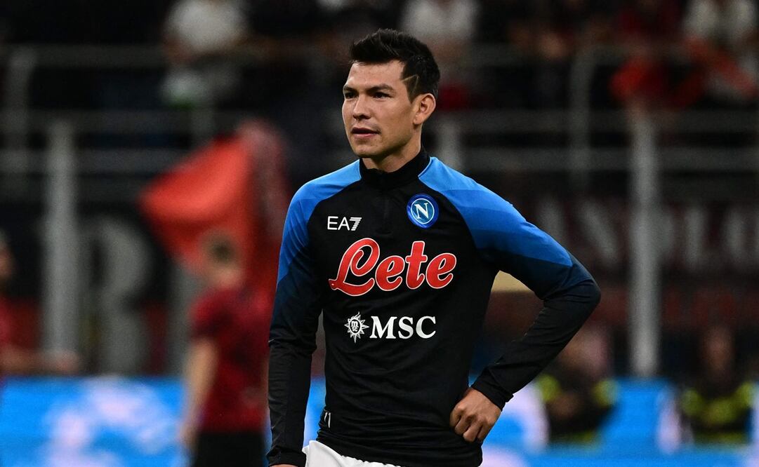 El Chucky Lozano con el Napoli - FOTO: AFP