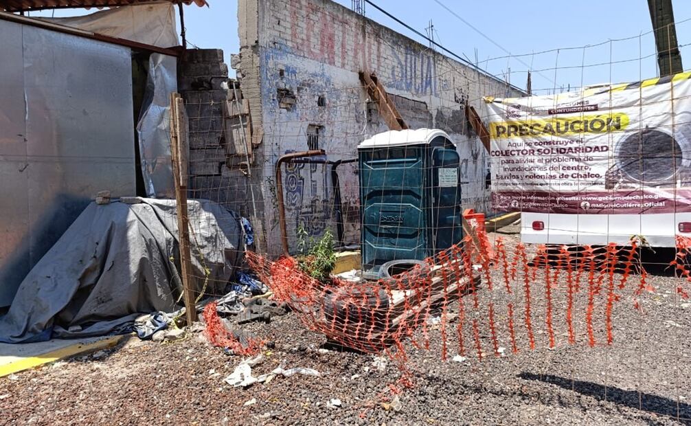 Obras de construcción del colector Solidaridad iniciaron desde el 2022. Foto: Emilio Fernández / EL UNIVERSAL