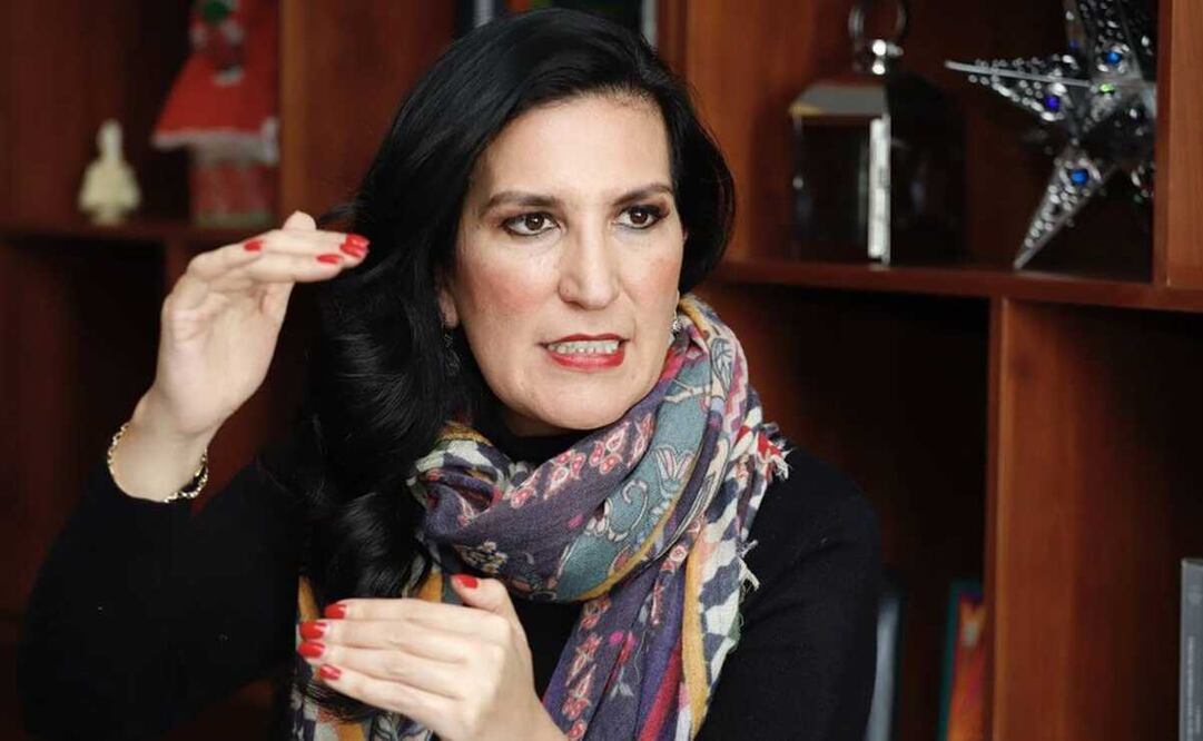 La vicecoordinadora del PAN en el Senado, Kenia López Rabadán. Foto: EL UNIVERSAL