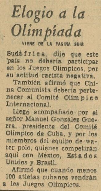 Olimpiada Cultural del 68 presumía a México como país pacifista