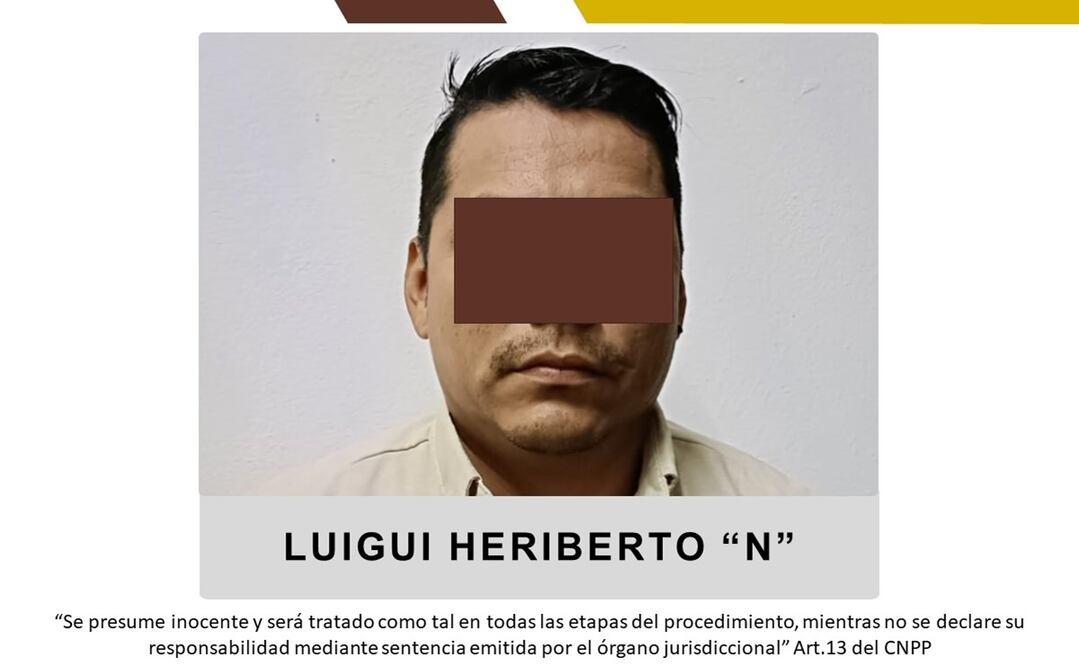 Se espera que en las próximas horas sea puesto a disposición del juzgado Primero de Primera Instancia para que resuelva su situación jurídica. Foto: Fiscalía General del Estado de Veracruz