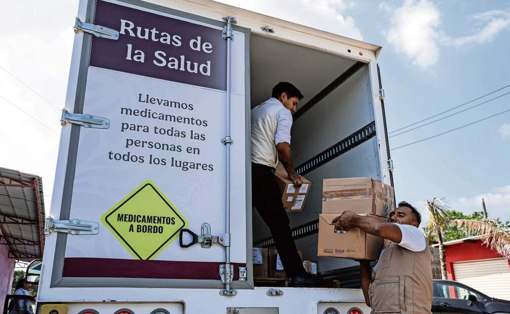 El pasado 25 de noviembre, tres unidades médicas del IMSS-Bienestar en Veracruz recibieron sus kits prearmados con fármacos para 30 días. Foto: Gabriel Pano / EL UNIVERSAL