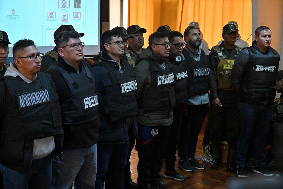 Hasta el momento son 22 las personas procesadas por intentar tomar por la fuerza el palacio de gobierno en La Paz, Bolivia. Foto: AFP