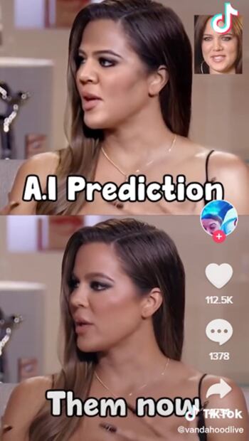 Así lucirían los rostros de las Kardashian sin cirugías ni inyecciones 