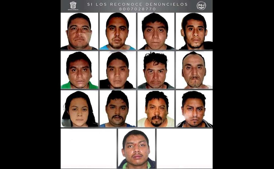 Los 13 detenidos fueron ingresados al Centro Penitenciario y de Reinserción Social de Santiaguito, en Almoloya de Juárez. Foto: Especial