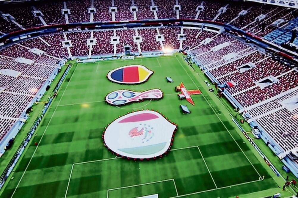 Ensayos se realizan con las banderas de Alemania y México (ESPECIAL)