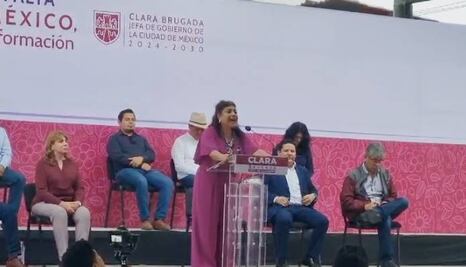 Clara Brugada inicia gira de agradecimiento en Milpa Alta