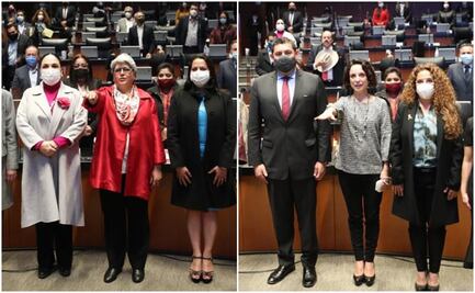 Rinden protesta en el Senado Graciela Márquez y Galia Borja para el Inegi y Banxico