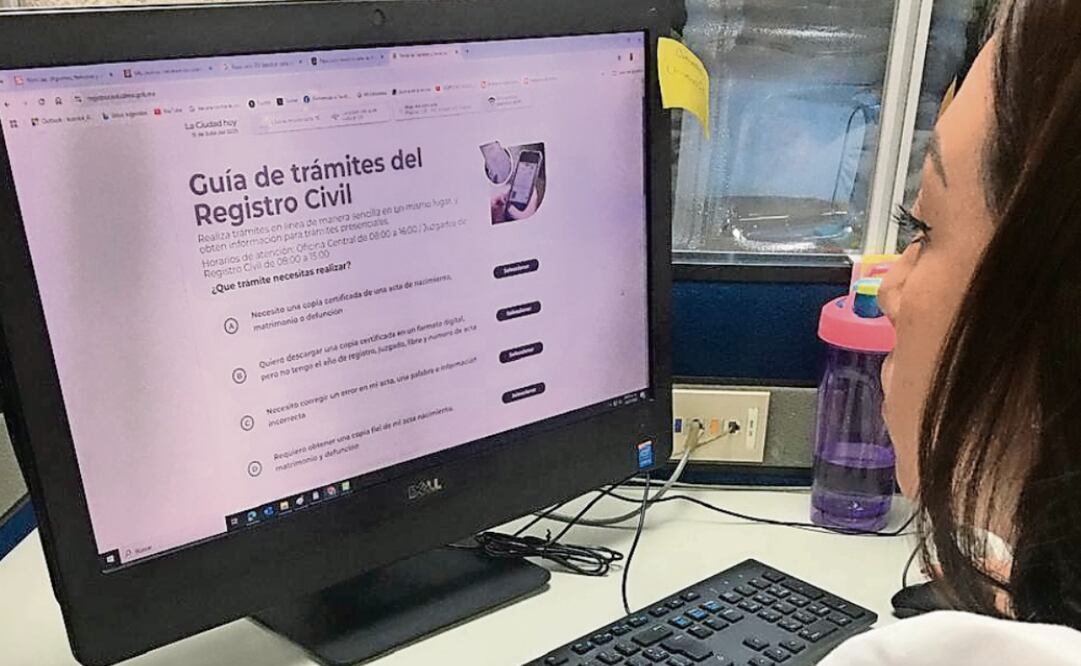 La Ciudad de México es la primera entidad del país con el total de sus trámites de Registro Civil digitalizados, destacó la Jefatura de Gobierno. Foto: Especial