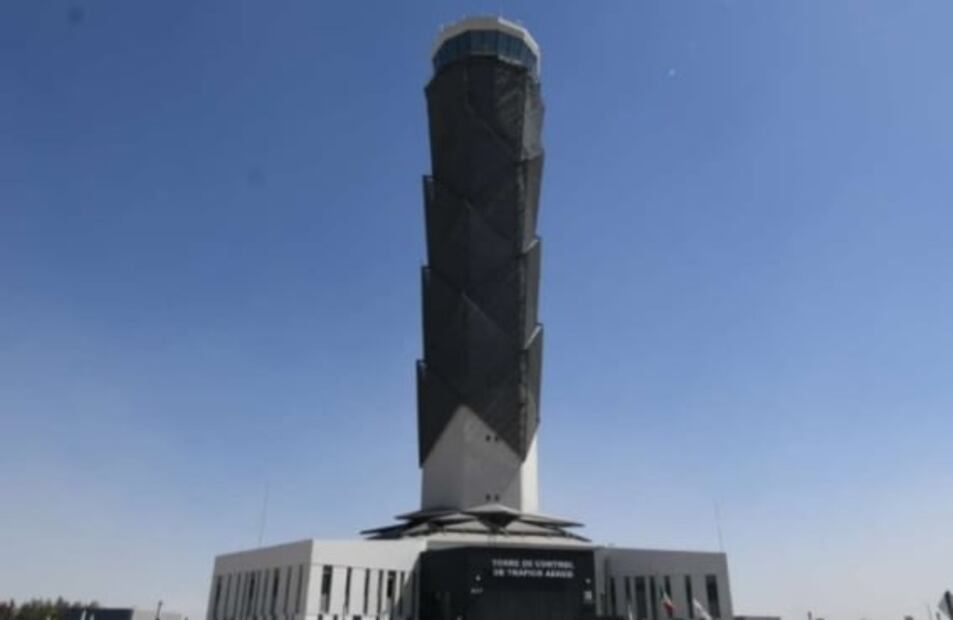 Torre de Control del AIFA inspirada en el Macuahuitl, arma ceremonial del Guerrero Azteca
