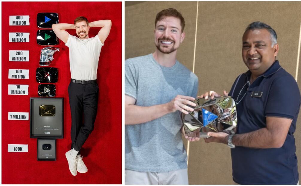 MrBeast se convirtió en el creador de contenido más visto en todo YouTube, debido a esto, la plataforma diseñó un premio exclusivo para reconocer su logro. Foto: Instagram @mrbeast