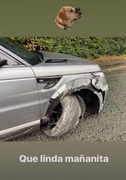 Sergio "Kun" Agüero sufre accidente automovilístico 