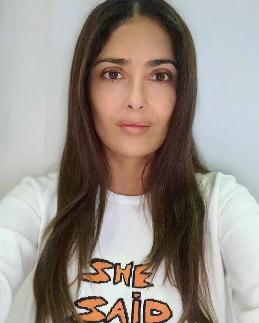 Su incomparable belleza quedó al descubierto. Foto: Instagram @SalmaHayek 