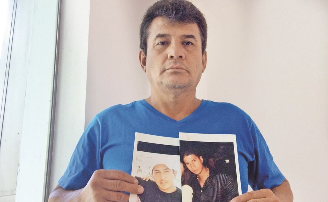 Omar Plancarte, padre de los hermanos Miguel y Omar Plancarte Ramírez, lleva más de cuatro años investigando el paradero de sus hijos que fueron secuestrados por gente del Cártel Jalisco Nueva Generación para obligarlos a elaborar drogas. (ALEJANDRO MELG)