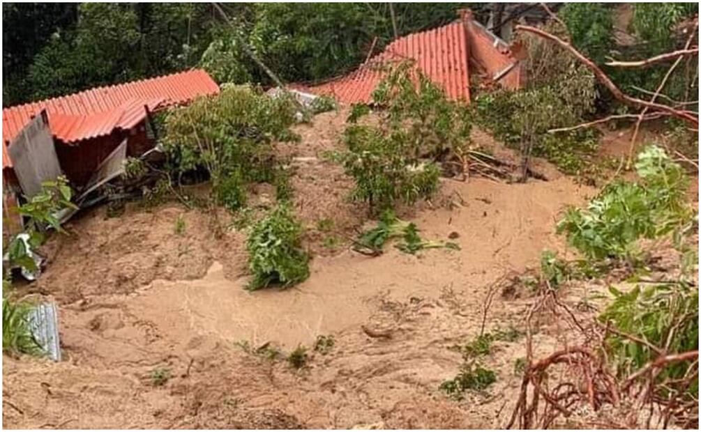 Afectaciones por el paso del Huracán John en la Mixteca de Oaxaca en 2024 (28/09/2024). Foto: Especial
