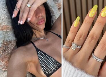Polka dot nails, tendencia favorita del verano según Dua Lipa y Hailey Bieber
