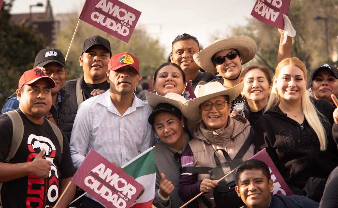 Asistentes al cierre del primer informe de gobierno de Claudia Sheinbaum en el Zócalo capitalino este domingo 5 de octubre de 2025. Foto: Osmar Alvarado/ EL UNIVERSAL