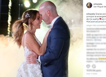 Érika Zaba, de OV7, comparte fotos de su boda