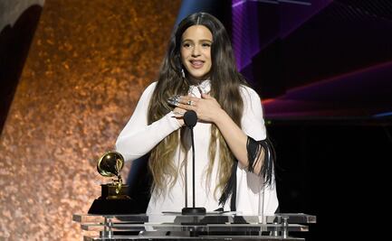 Rosalía alza su primer Grammy estadounidense en su carrera