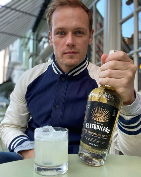 Antes y después del cambio físico de Sam Heughan, el protagonista de 'Outlander'