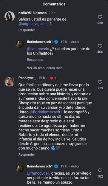Florinda Meza responde así a cuestionamiento sobre Ángela Aguilar.