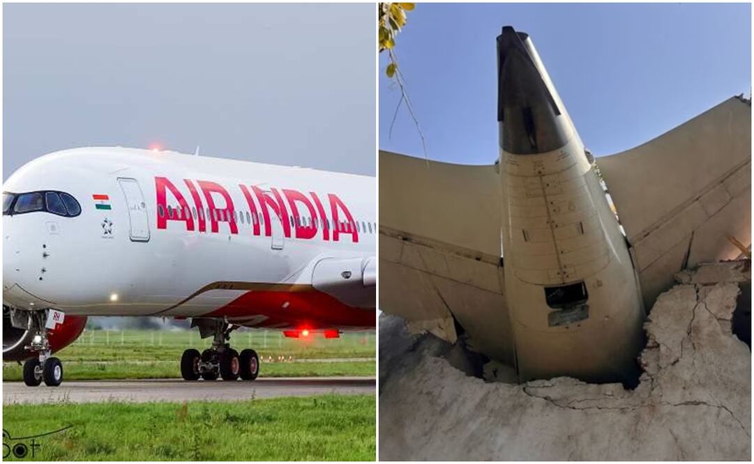 Avión de Air India se estrelló, más de 200 heridos.