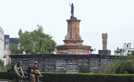 La Joven de Amajac ya comparte glorieta con las mujeres que luchan