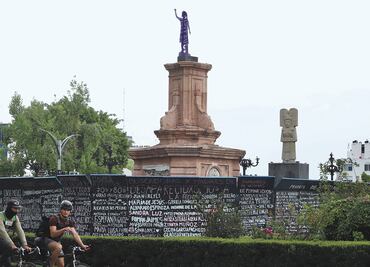 La Joven de Amajac ya comparte glorieta con las mujeres que luchan