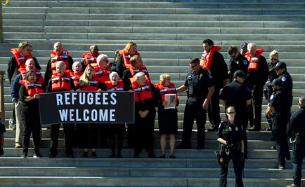 Arrestan a directora de Amnistía Internacional en EU por protesta contra Trump 