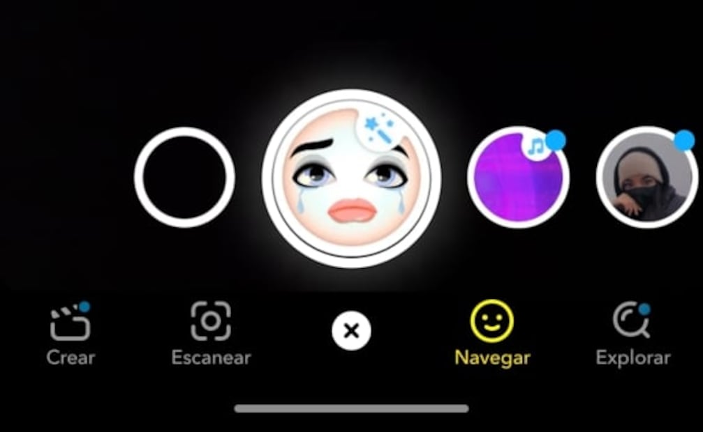 Cómo usar el filtro sad face de Snapchat en TikTok