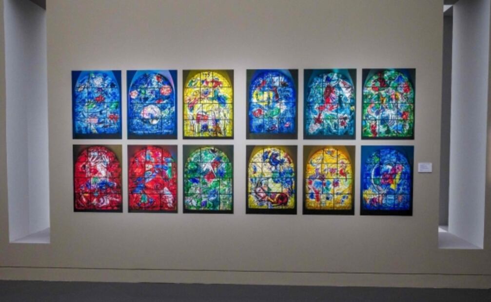 Una exposición en Francia celebra las vidrieras de Chagall