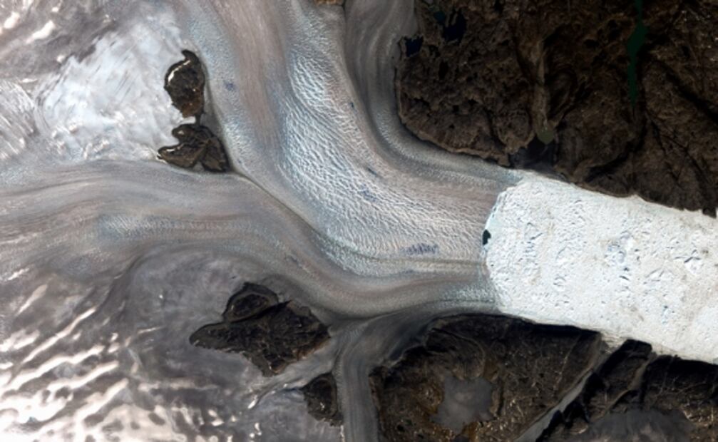 Captan cómo se han derretido glaciares de Groenlandia en últimas décadas