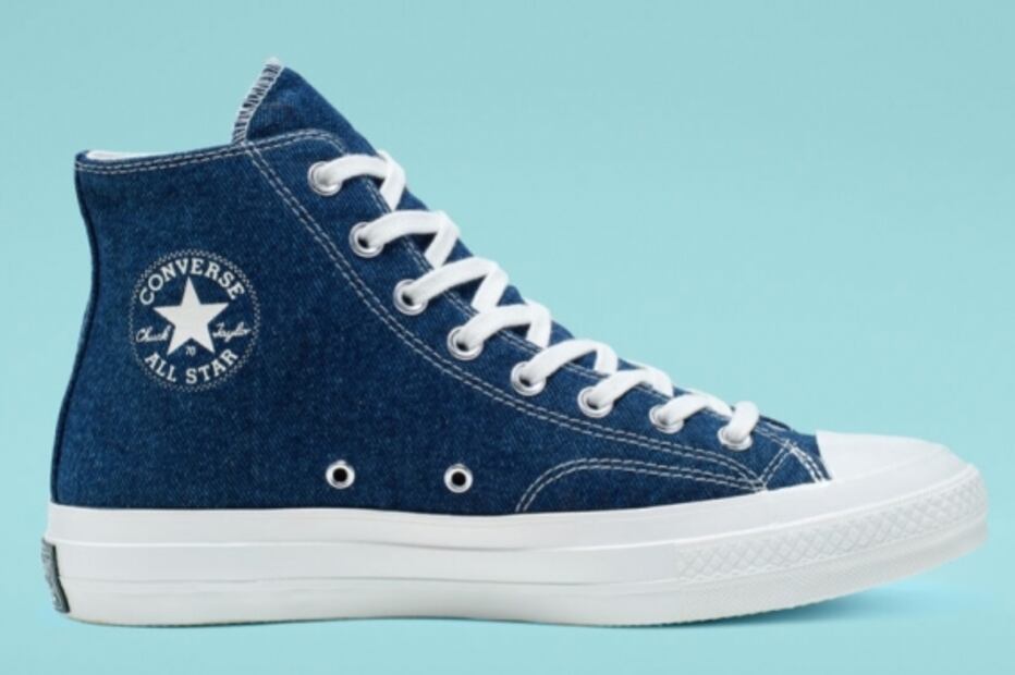 Estos Converse están hechos de jeans reciclados