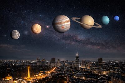 Alineación de seis planetas; consejos prácticos para fotografiar el evento astronómico