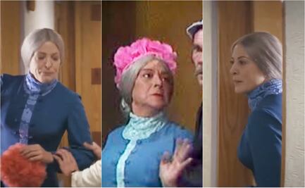 Sorprende el parecido de Andrea Noli con Angelines Fernández, al interpretar a "doña Clotilde"