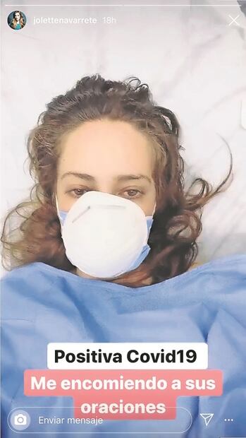 Jolette pidió la unción porque pensó que moriría por Covid-19