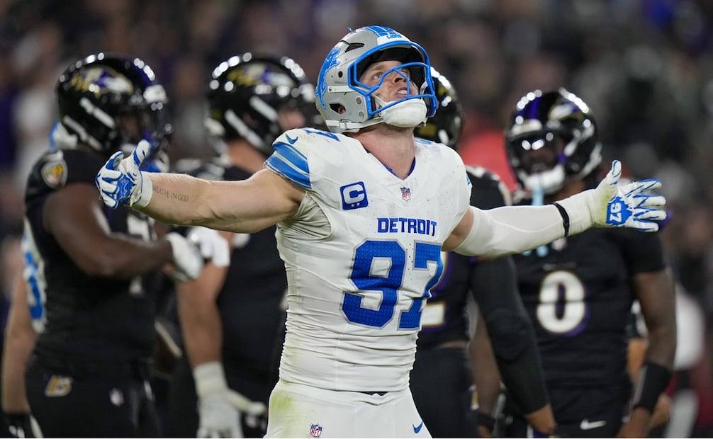 Detroit Lions derrote a los Baltimore Ravens en un vibrante Monday Night Football / Foto: AP