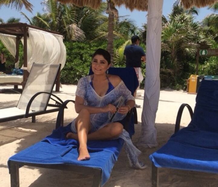 Victoria Ruffo tiene el modelo de traje de baño (Fuente Instagram @victoriaruffo)