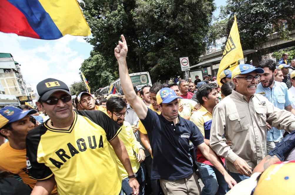El gobernador del estado Miranda, Henrique Capriles (Foto: Xinhua)
